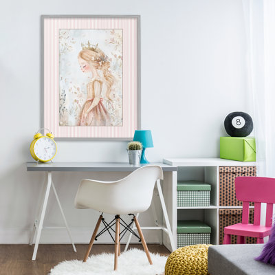 Enchanted Dreams Princess Framed Giclee, design by Christine Simpson Art