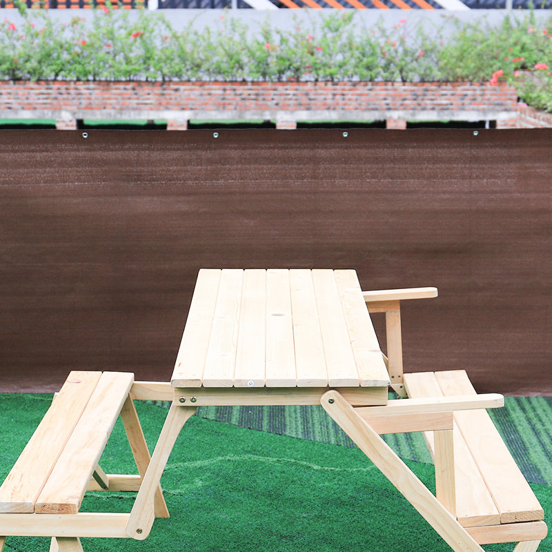 Brown Aluminum Shade Mesh