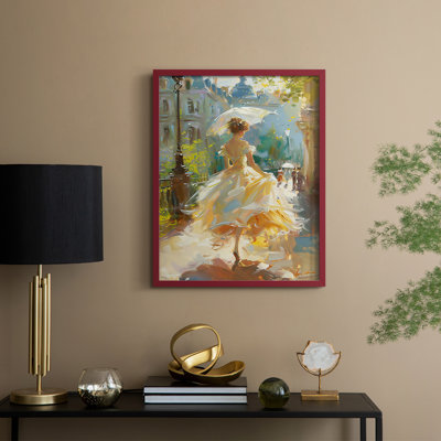 «WOMEN Series DCCCLVI», reproduction encadrée - bois massif