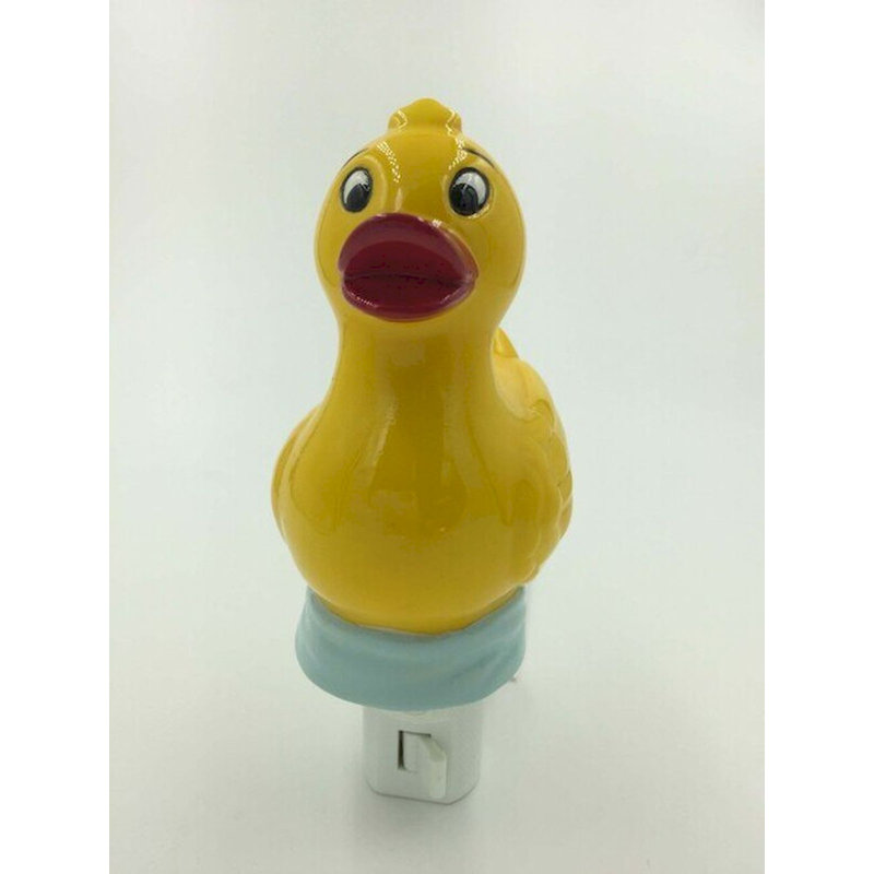 Veilleuse jaune en forme de canard