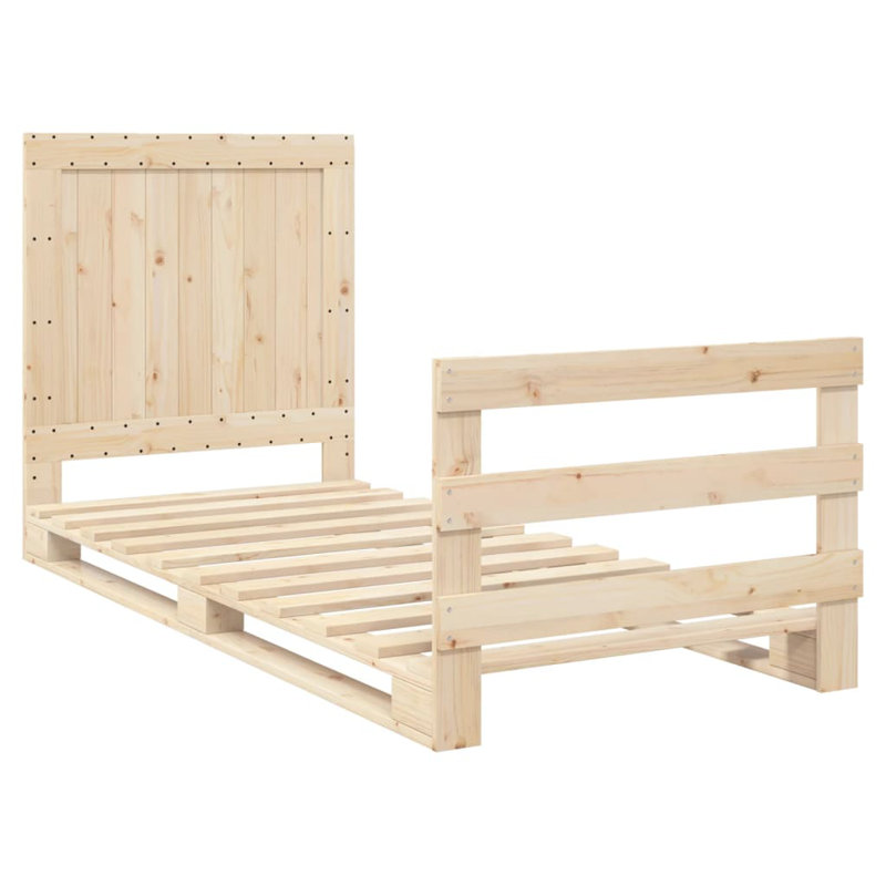Talmadge Solid Wood Bed