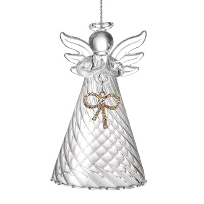 10cm Glass Hanging Figurine Ornament