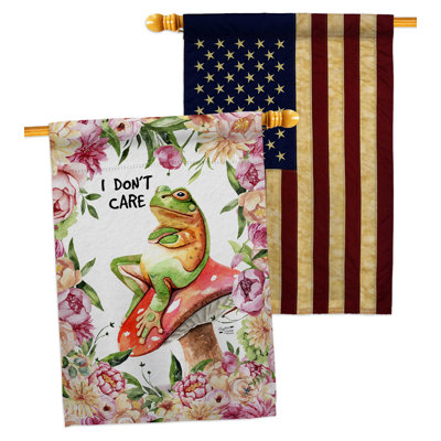 Drapeau de maison à 2 côtés en polyester / mélange de polyester 40 po x 28 po