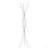 Coat Rack, Hall Tree, Free Standing, 11 Hooks, Entryway, 74"h, Bedroom, Grey Metal, Contemporary, Modern