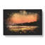 Boat Under An Orange Sunset - Wrapped Canvas-56648535