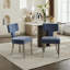 Dining Chairs Set of 2 with nails decoration and metal legs-330948113-330948117