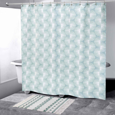 Nicole Miller Kendall Geometric Shower Curtain