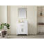Meuble-lavabo sur pied simple 30 po avec plateau en pierre reconstituée Maddison-655396570