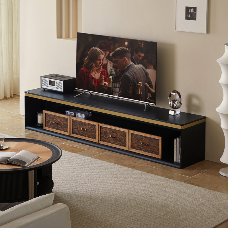 Meuble télé multifonctionnel en chêne clair