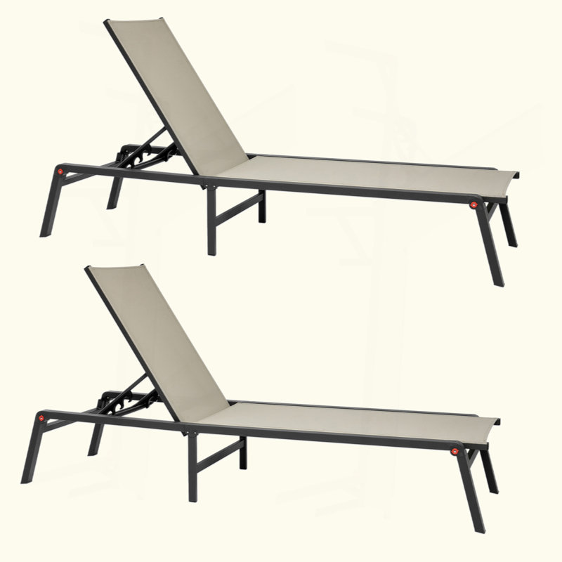 Méridienne pliable 2 pièces
