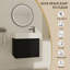 Meuble-lavabo simple 24 po avec plateau en résine-1406722867