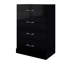 Commode 4 tiroirs en noir-499740421