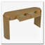 Console en bois avec 4 tiroirs, tablette ouverte pour les entrées, les salons et les couloirs-1924848403