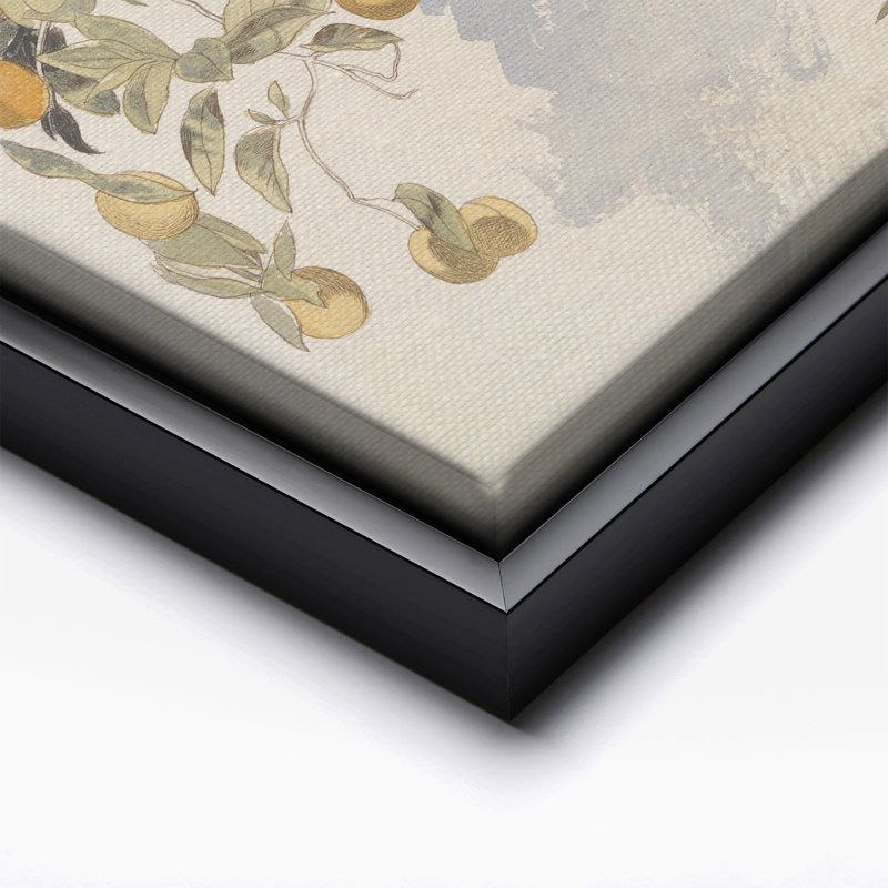 Oranges and Lemons, Cadre noir, Canevas, H 08 po x l 10 po