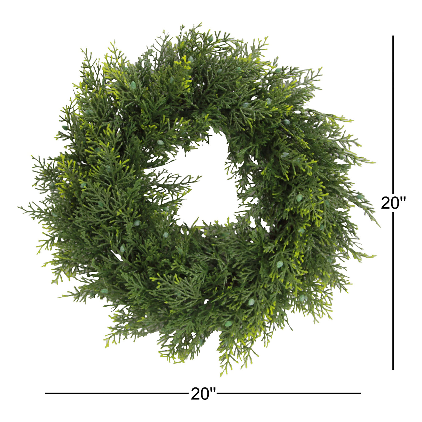 20" Cedar Christmas Wreath