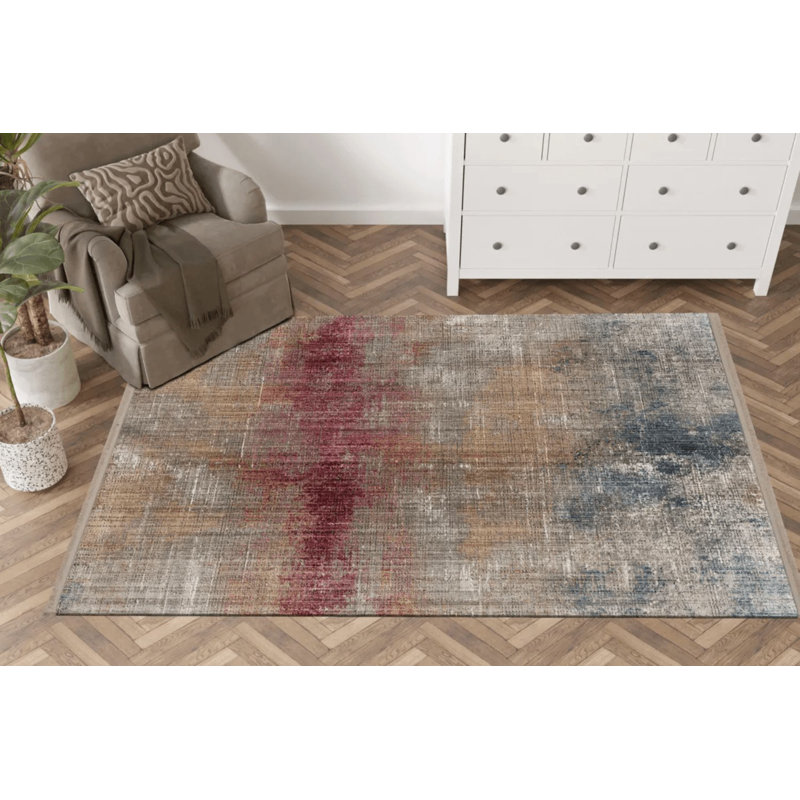 Tapis intérieur / extérieur Vashudev, Tapis de couloir 2 pi 8 po x 7 pi 11 po