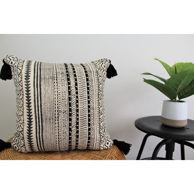 Housse de coussin en coton