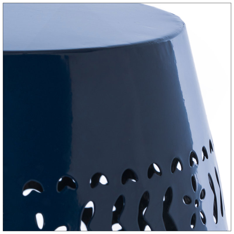 RUBY 12" SIDE TABLE - NAVY, Dark Blue