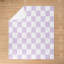 Joli lit simple mignon en molleton de flanelle mauve, 50 x 60 po