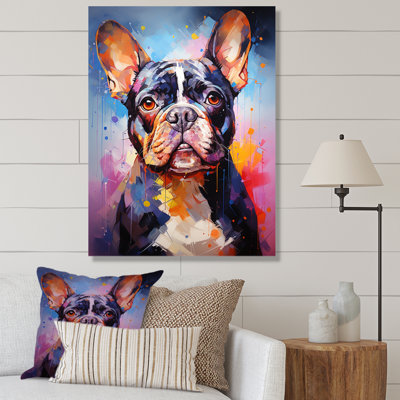 Bulldog Boldness II sur toile