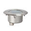 Zebadiah Black/Silver Low Voltage Integrated LED Metal Deck Light