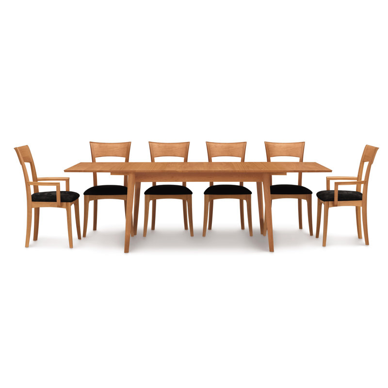 Catalina Four Leg Extension Table, Natural Cherry, 72" L x 46" W