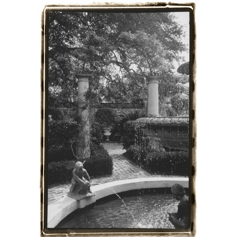 Garden Fountain I by Laura DeNardo - Wrapped Canvas Print, 46cm H x 30cm W