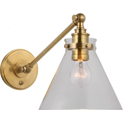 Chapman & Myers Parkington Single Library Wall Light