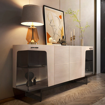 Italian-style light luxury entrance cabinet