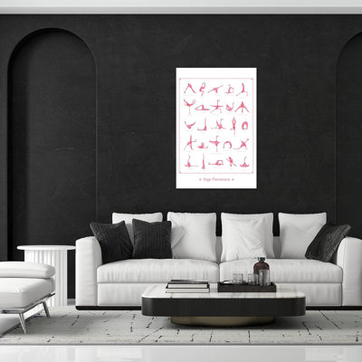 Yoga Print On Acrylic Glass