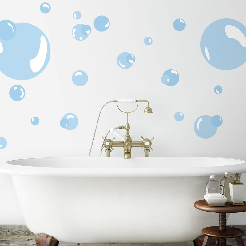 Décalcomanie murale bulles studio designs