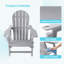 HDPE Folding Adirondack Chair