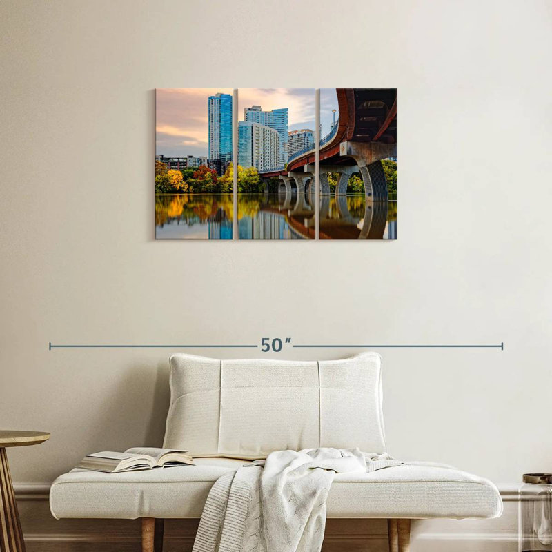 Paysage urbain urbain Sirci Austin, H 20 po x l 33 po