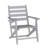 Commercial All Weather Adirondack Table And 6 Chairs With Cupholders-779902346