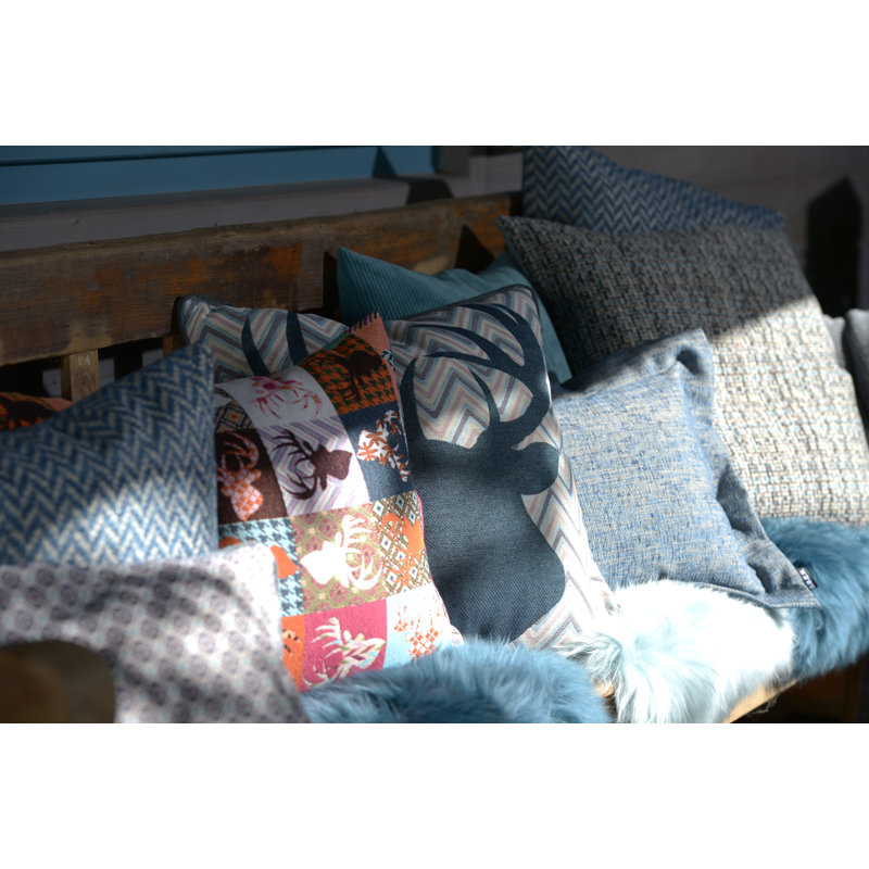 Hirsch Chevron Square Cushion