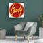 «Candy Round» par RetroPlanet - Art textuel sur toile sans cadre-1995090768