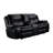 Hanhalyn Modern Premium Faux Leather 3-Piece Living Room Set with Gliding Motion, Center Console & Tab Pull Recline-1914161913