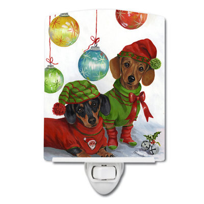 Boxer Let's Play Christmas Ceramic Night Light