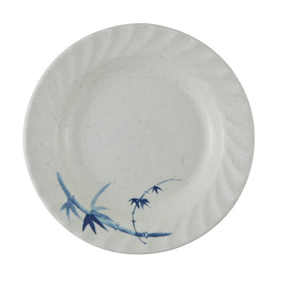 Bamboo Curved Rim 10.5" Dinner Plate