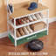 Hall Tree 72cm Wide with Bench and Shoe Storage-1269556776