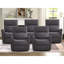 Fauteuil inclinable manuel pivotant de 32,3 po