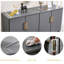 Dark grey Aluminium alloy Shoe Storage