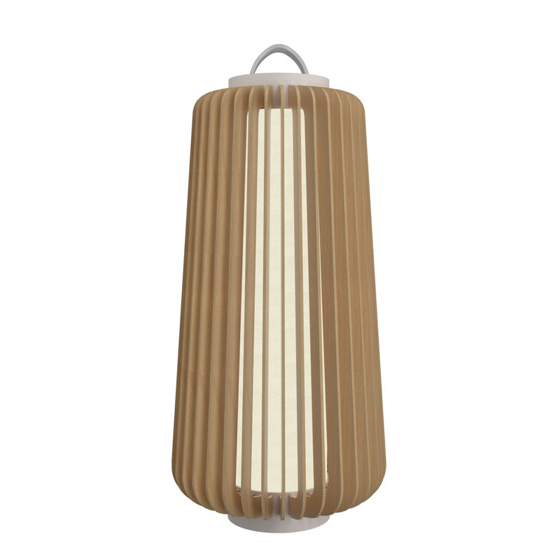 Stecche Di Legno Desk Table Lamp, American Walnut, 30.81" H x 14.04" W x 14.04" D