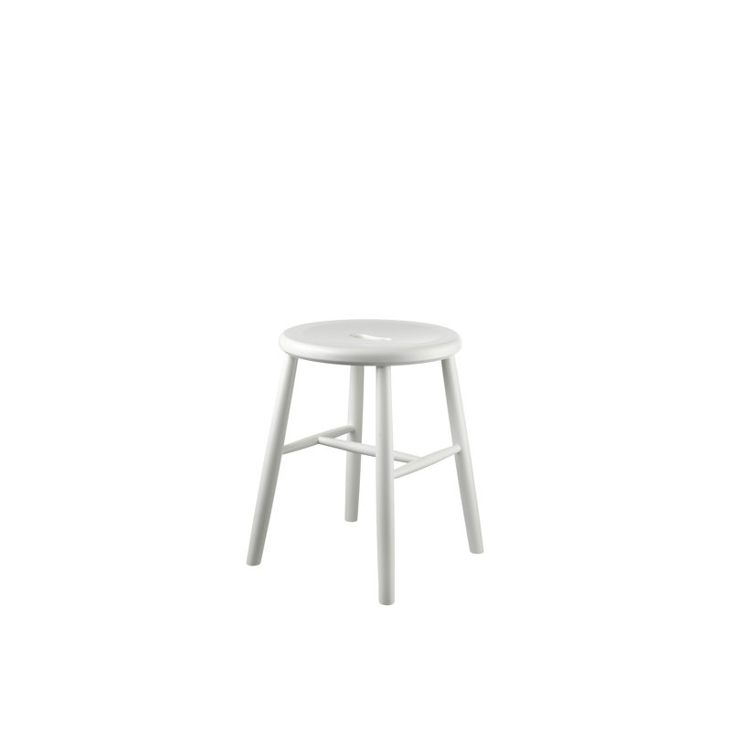 J27 Accent Stool, Pure White