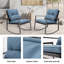 Chaise berçante d'extérieur en osier Jatyra