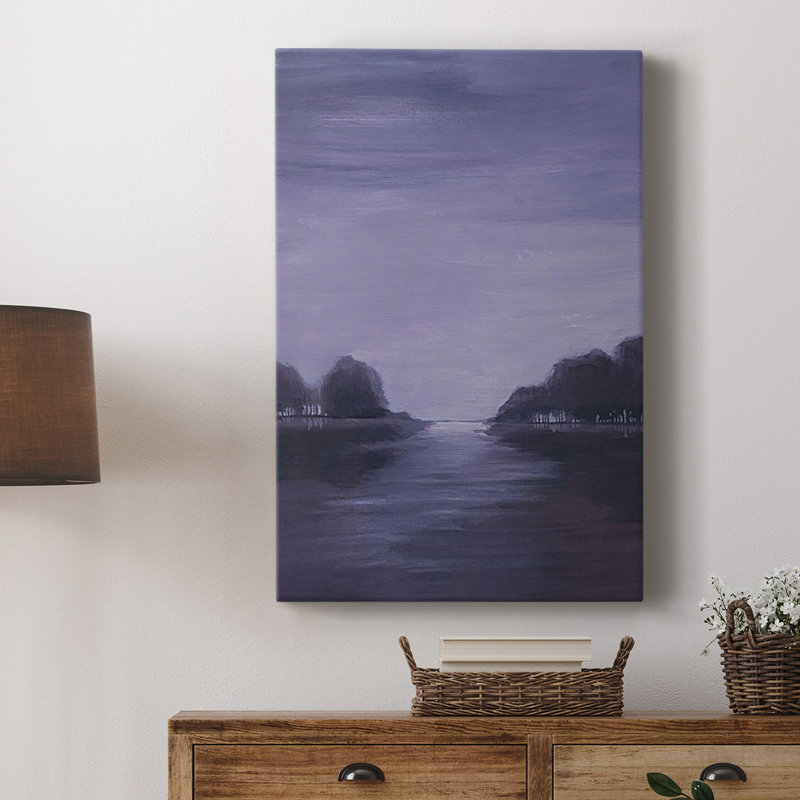 " Amethyst Moonlight II ", 12" H x 8" W x 1" D
