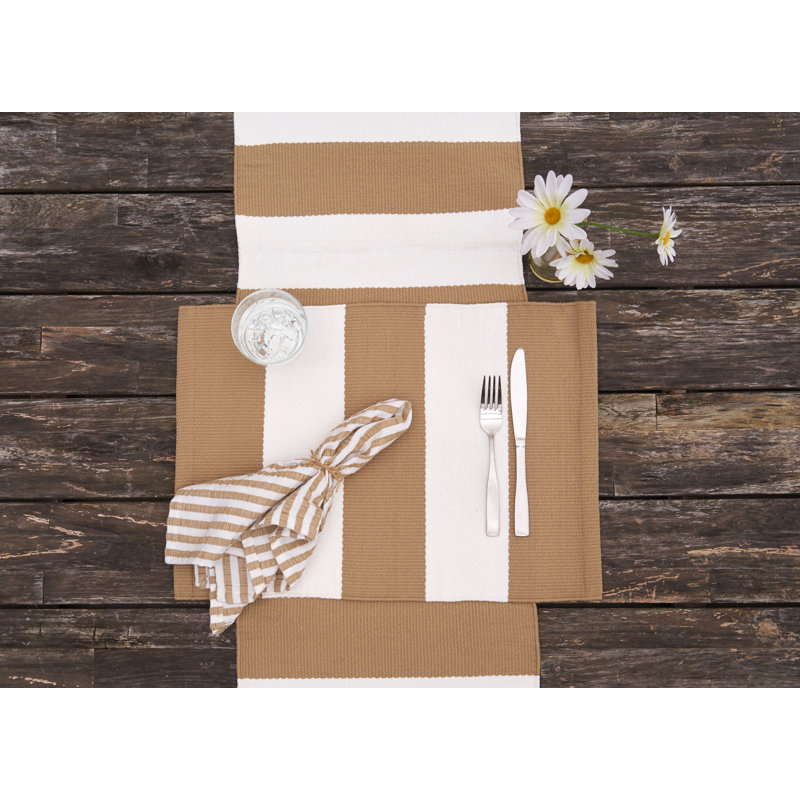 Melbeta Stripes Runner, Beige