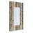 Torres Farmhouse Wood Panel Wall Mirror