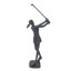 GOLFER LADY Iron Figurine 29cm-92166266