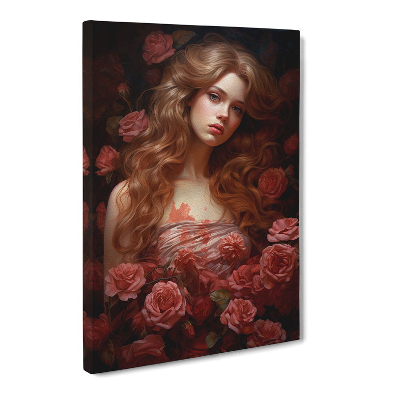 Renaissance Rose - Print, 50cm H x 35cm W x 3cm D